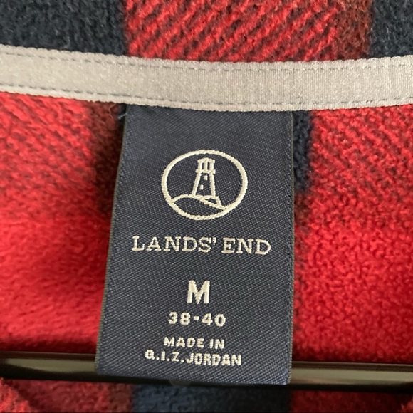 Lands End 1/4 Zip Pullover - Size Medium - Picture 3 of 5